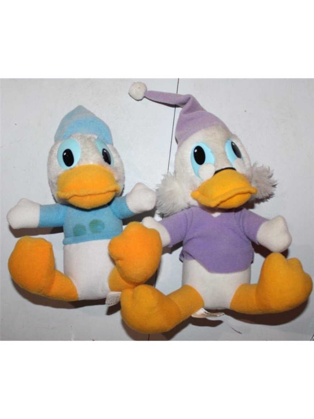 1983 Disney A Christmas Carol Donald Duck Scrooge Plush 8" Plush Stuffed Animal